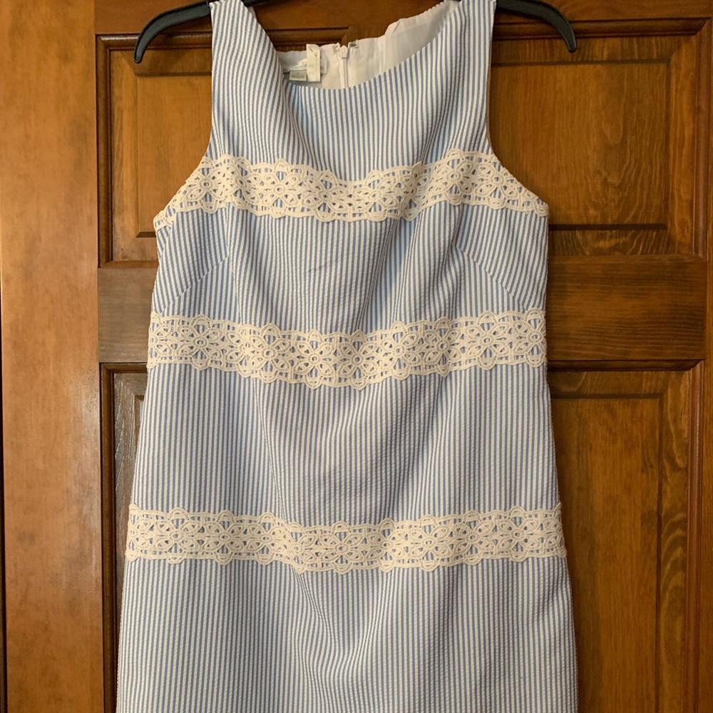London Times Seersucker Dress